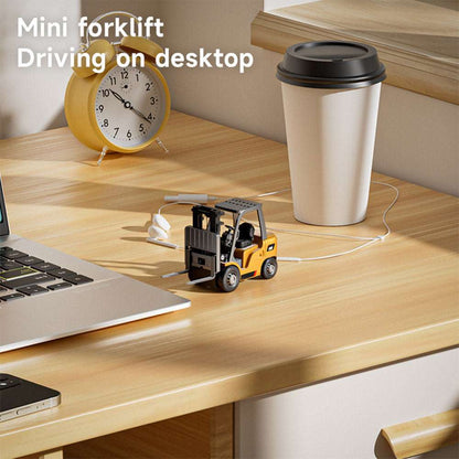 ⏰46% OFF - Mini Desktop Remote Control Forklift Truck Toy