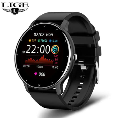 Nouvelle Montre Connectée Homme Écran Tactile Complet Sport Fitness Étanche IP67
