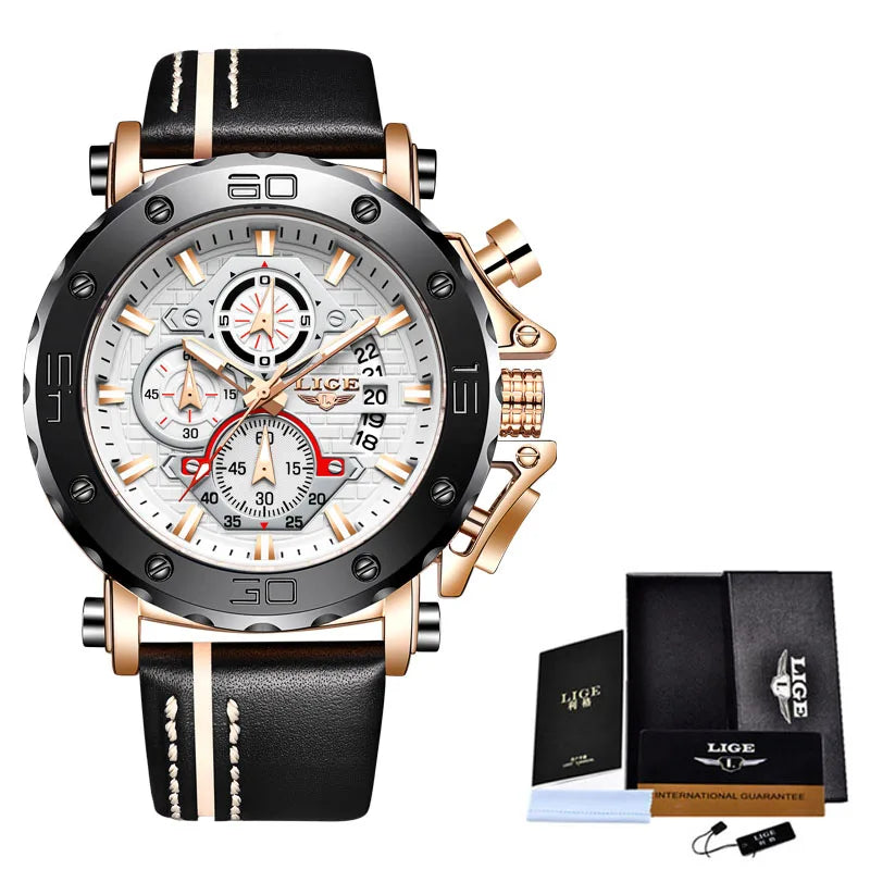 Montres Homme Grande Marque Luxe Quartz Montre Pour Homme Étanche Sport Grand