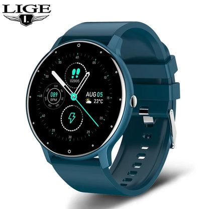 Nouvelle Montre Connectée Homme Écran Tactile Complet Sport Fitness Étanche IP67