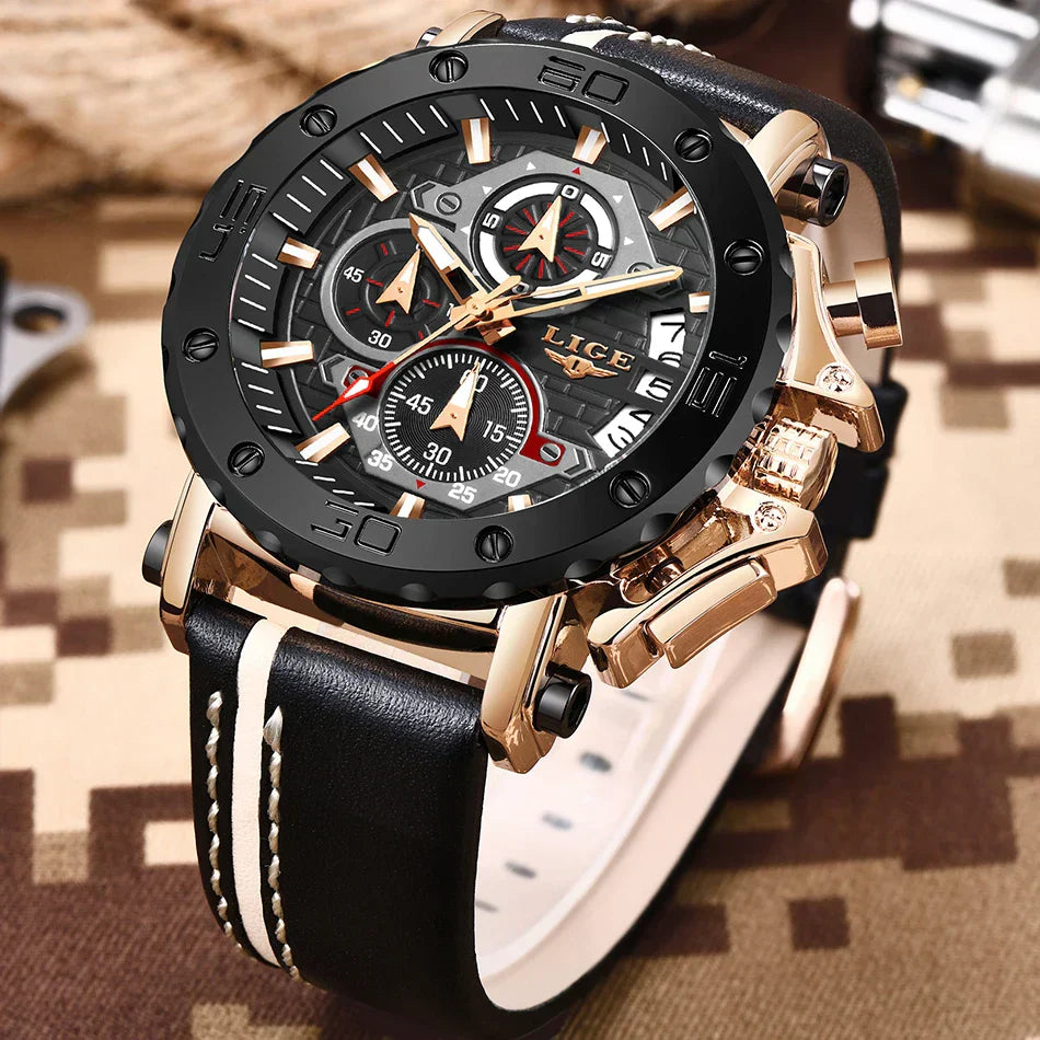 Montres Homme Grande Marque Luxe Quartz Montre Pour Homme Étanche Sport Grand