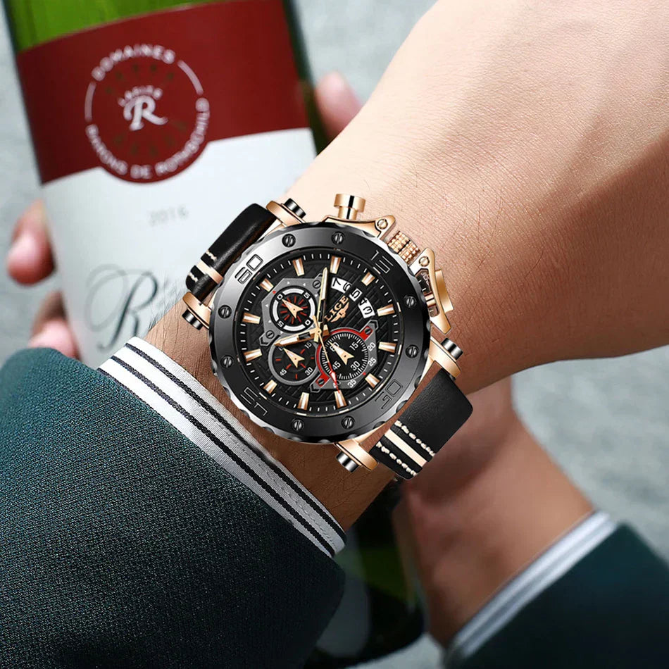 Montres Homme Grande Marque Luxe Quartz Montre Pour Homme Étanche Sport Grand