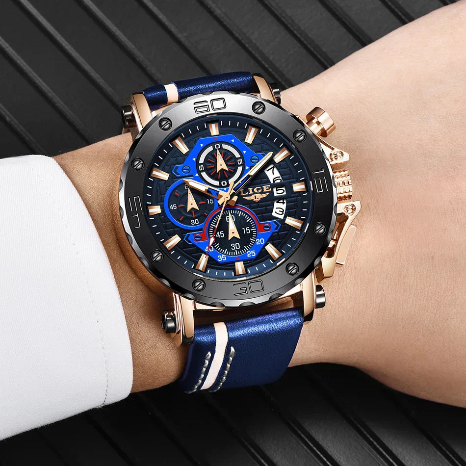 Montres Homme Grande Marque Luxe Quartz Montre Pour Homme Étanche Sport Grand