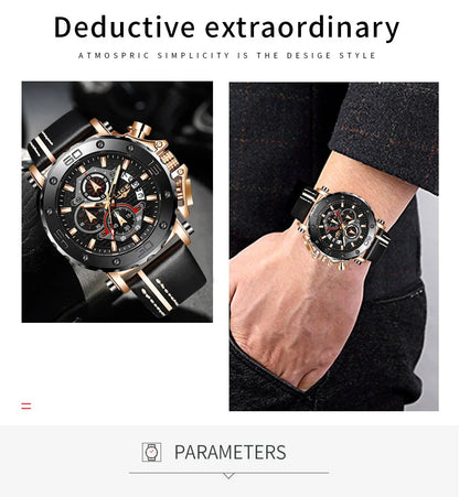 Montres Homme Grande Marque Luxe Quartz Montre Pour Homme Étanche Sport Grand