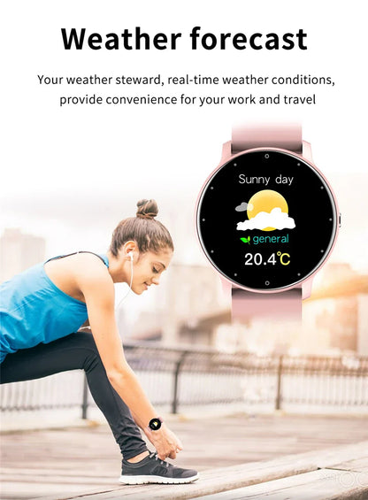 Nouvelle Montre Connectée Homme Écran Tactile Complet Sport Fitness Étanche IP67