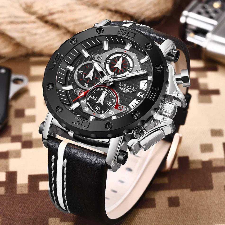 Montres Homme Grande Marque Luxe Quartz Montre Pour Homme Étanche Sport Grand