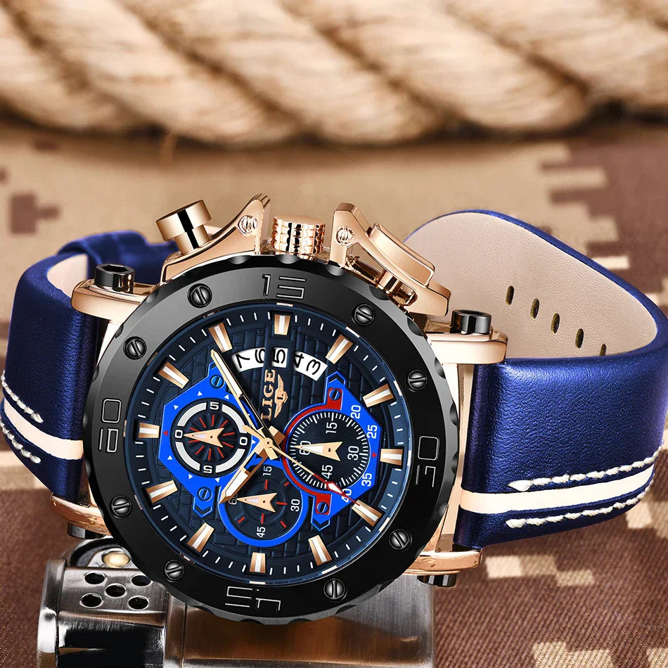 Montres Homme Grande Marque Luxe Quartz Montre Pour Homme Étanche Sport Grand