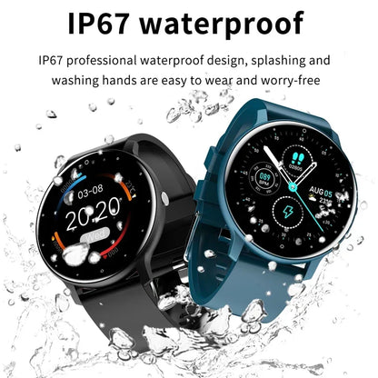 Nouvelle Montre Connectée Homme Écran Tactile Complet Sport Fitness Étanche IP67
