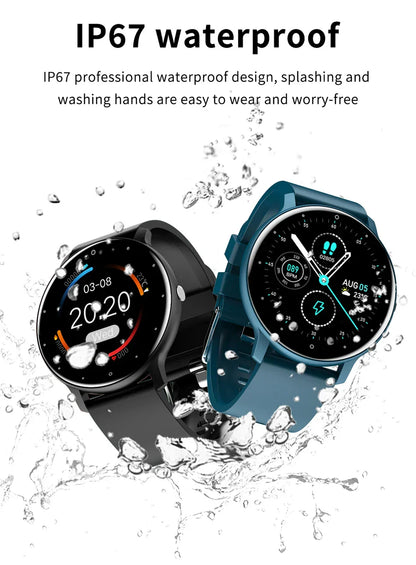 Nouvelle Montre Connectée Homme Écran Tactile Complet Sport Fitness Étanche IP67