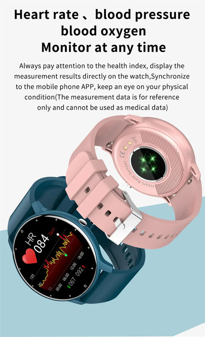 Nouvelle Montre Connectée Homme Écran Tactile Complet Sport Fitness Étanche IP67