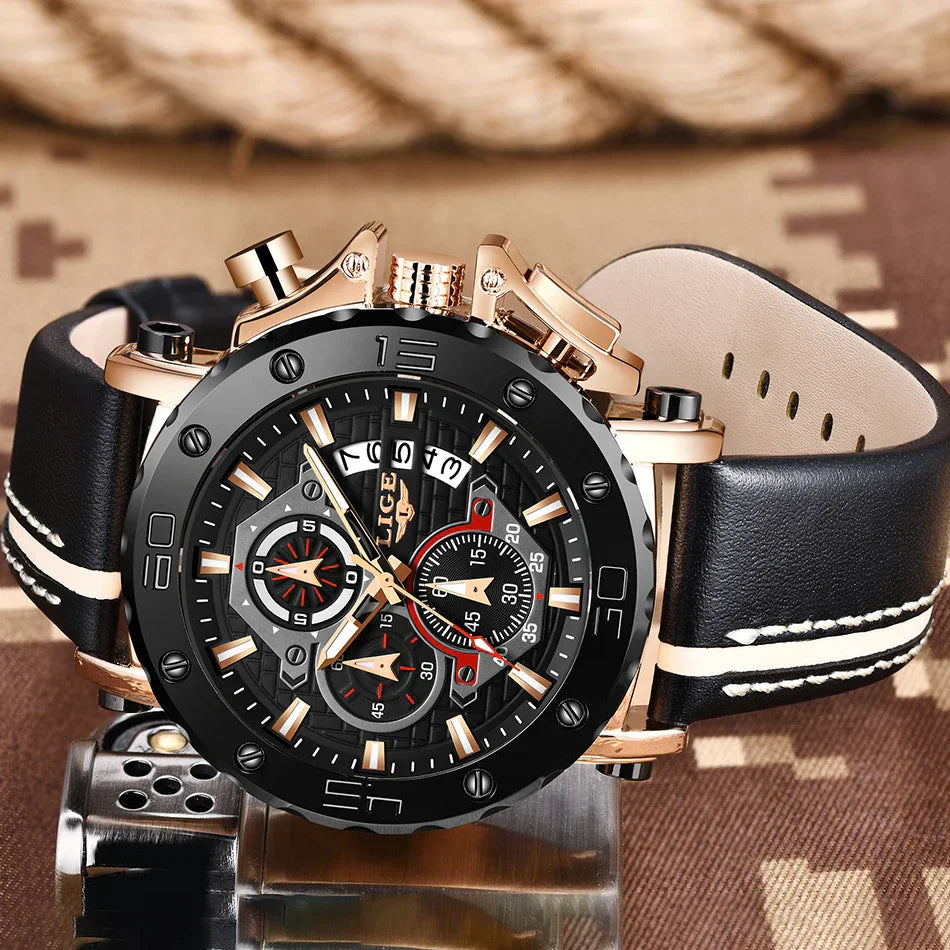 Montres Homme Grande Marque Luxe Quartz Montre Pour Homme Étanche Sport Grand