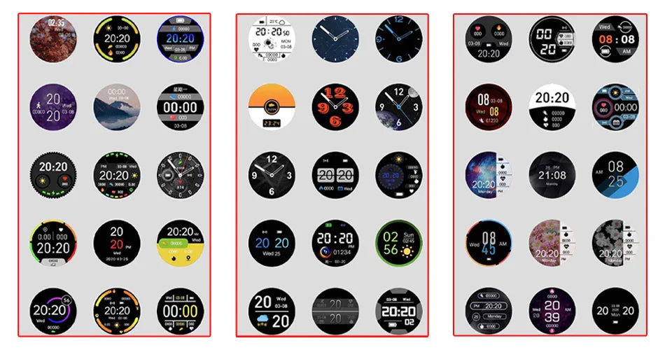 Nouvelle Montre Connectée Homme Écran Tactile Complet Sport Fitness Étanche IP67