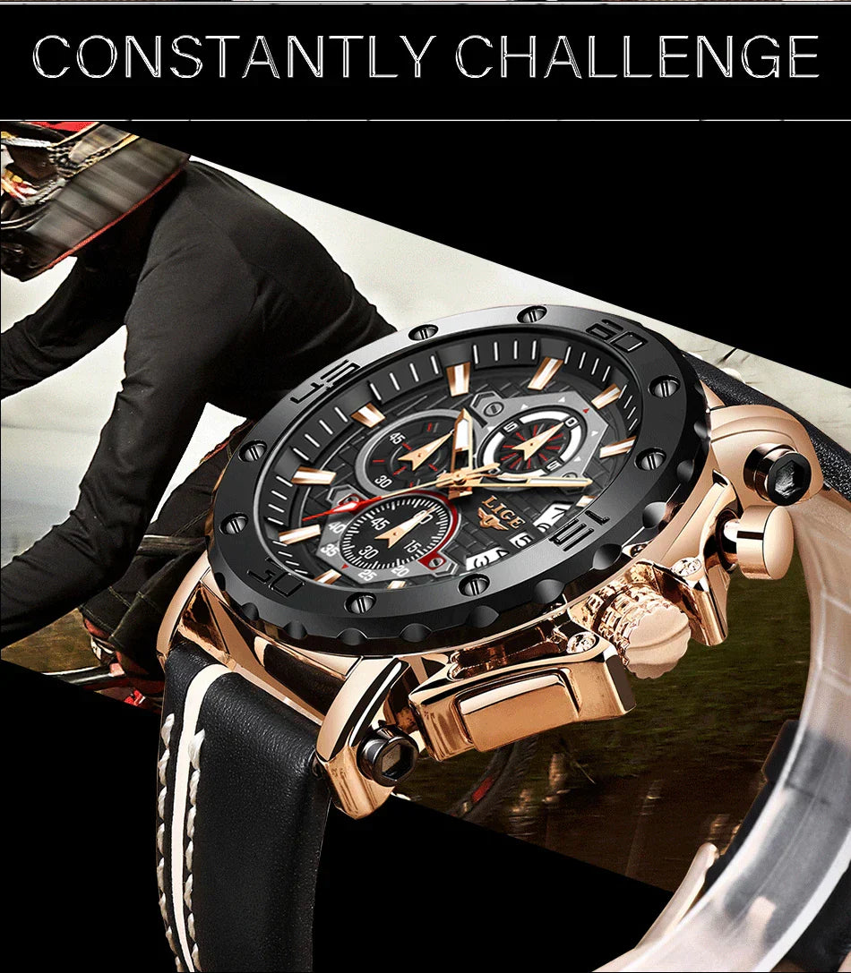Montres Homme Grande Marque Luxe Quartz Montre Pour Homme Étanche Sport Grand
