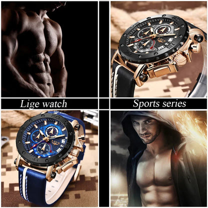 Montres Homme Grande Marque Luxe Quartz Montre Pour Homme Étanche Sport Grand