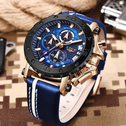 Montres Homme Grande Marque Luxe Quartz Montre Pour Homme Étanche Sport Grand