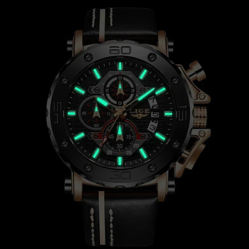 Montres Homme Grande Marque Luxe Quartz Montre Pour Homme Étanche Sport Grand
