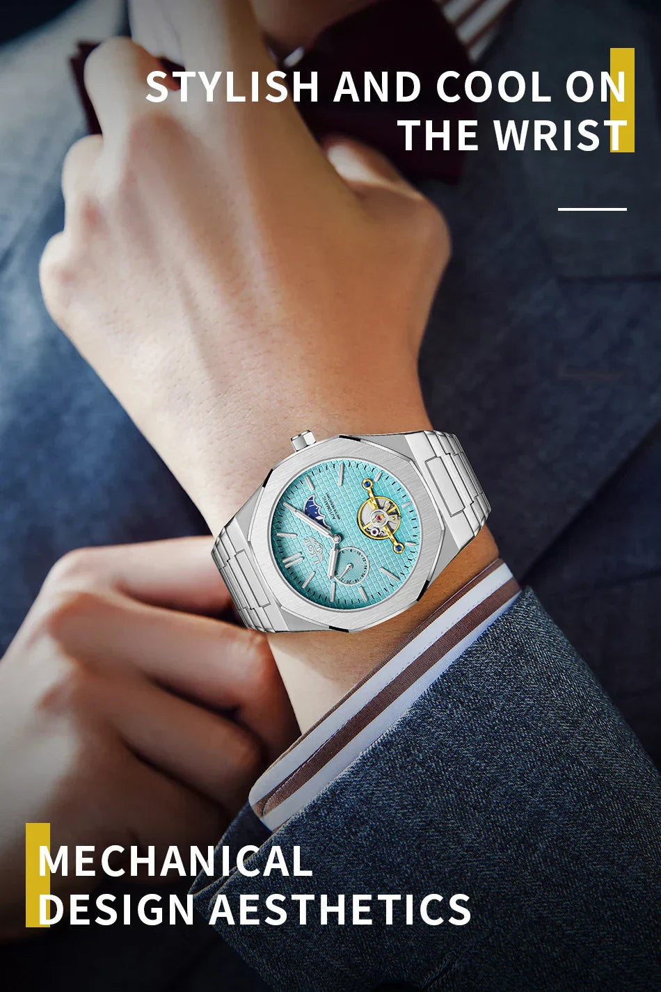 Montres de Sport pour Hommes Montre Automatique de Luxe Homme