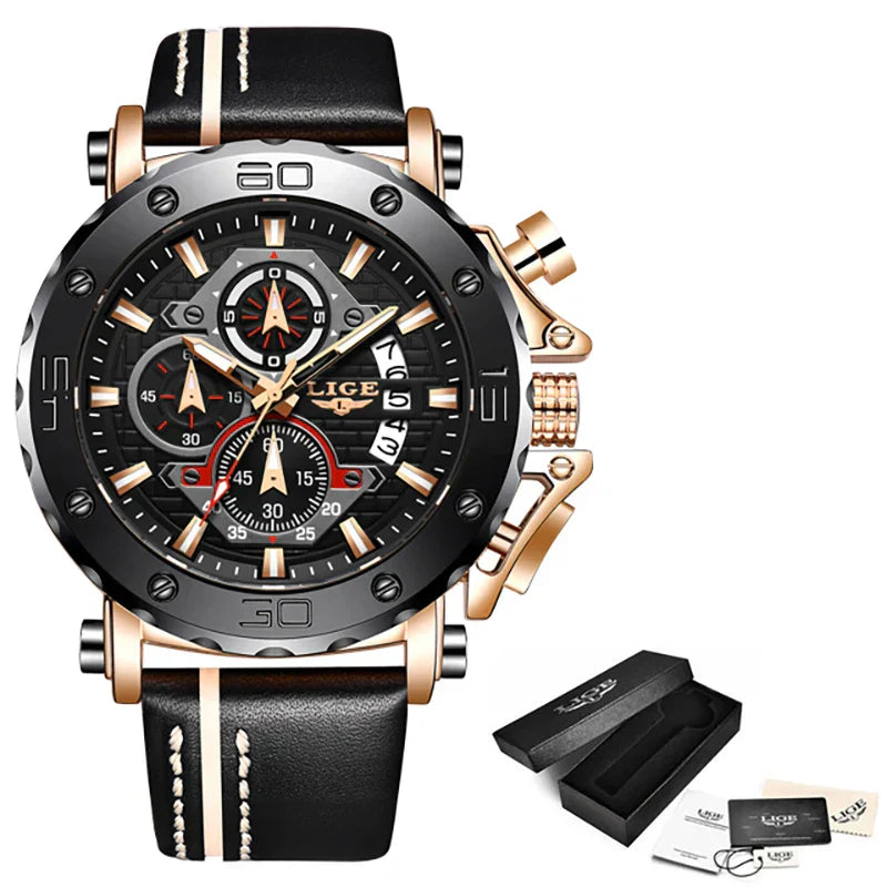 Montres Homme Grande Marque Luxe Quartz Montre Pour Homme Étanche Sport Grand