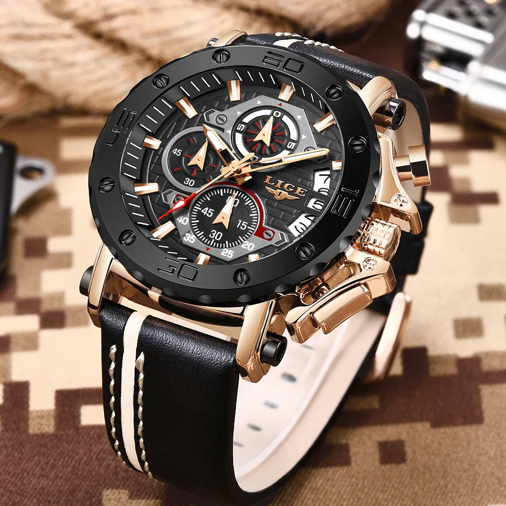Montres Homme Grande Marque Luxe Quartz Montre Pour Homme Étanche Sport Grand