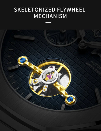 Montres Mécaniques Hommes Mode Luxe Automatique Montre Homme Étanche Lumineuse