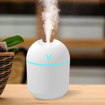 Humidificateur d'air USB Mini diffuseur d'huiles essentielles aromatiques pour la maison avec lampe LED couleur