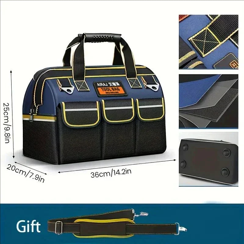 Sacs à outils multifonctionnels en tissu Oxford, sacs d'électricien imperméables
