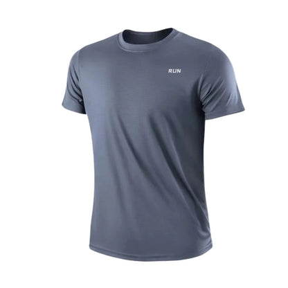 T-shirt de sport d'entraînement pour homme à manches courtes à séchage rapide