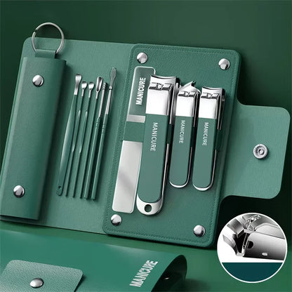 Ouriner 6-18 Pièces Kits de manucure et pédicure portables Brillants