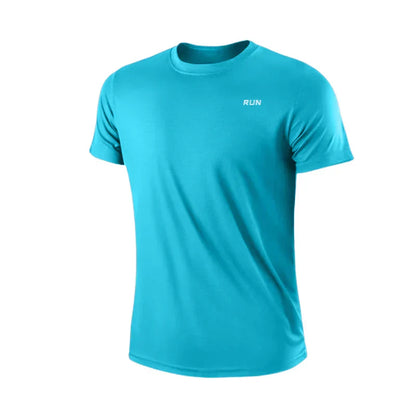 T-shirt de sport d'entraînement pour homme à manches courtes à séchage rapide