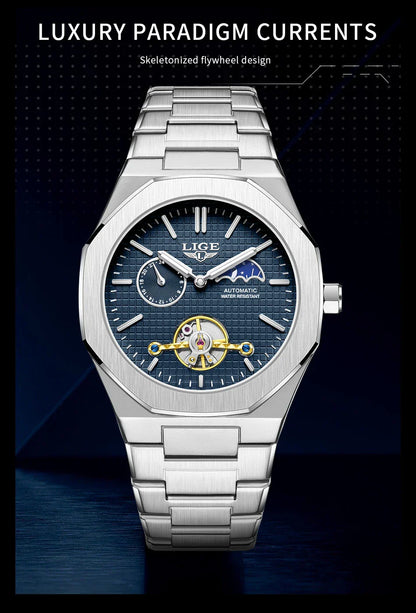 Montres Mécaniques Hommes Mode Luxe Automatique Montre Homme Étanche Lumineuse