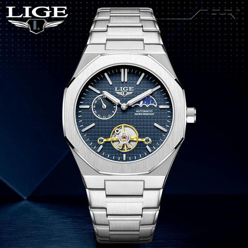 Montres Mécaniques Hommes Mode Luxe Automatique Montre Homme Étanche Lumineuse
