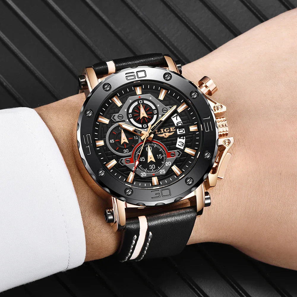 Montres Homme Grande Marque Luxe Quartz Montre Pour Homme Étanche Sport Grand