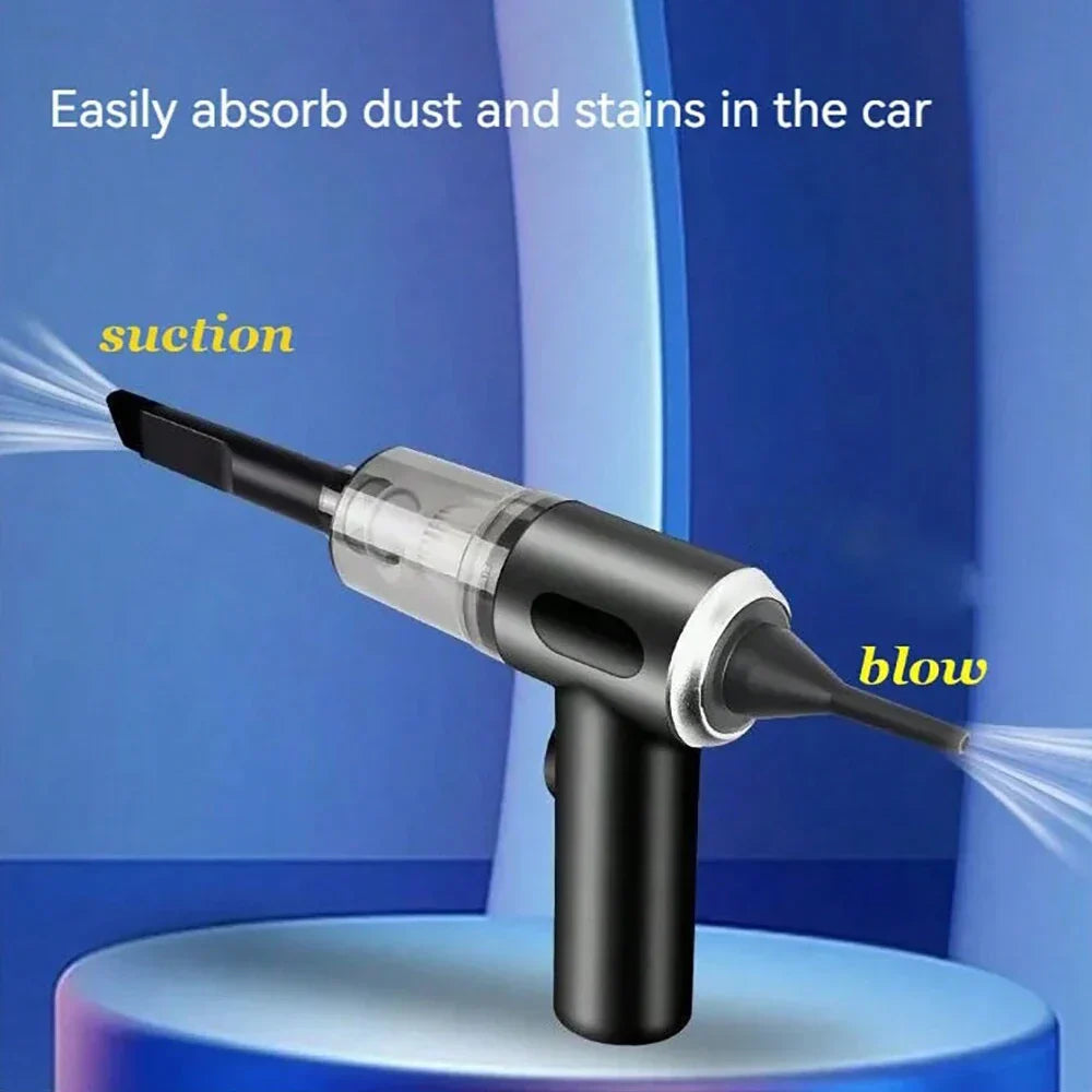 Aspirateur balai sans fil puissant, double usage maison et voiture