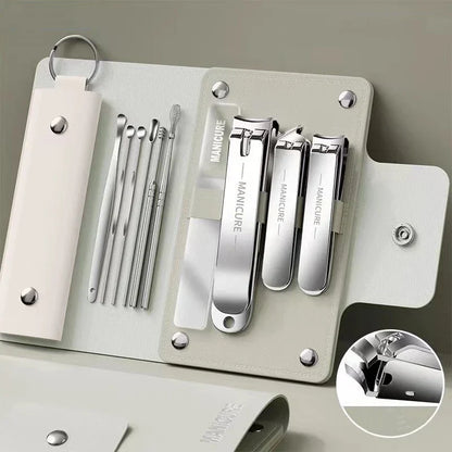 Ouriner 6-18 Pièces Kits de manucure et pédicure portables Brillants