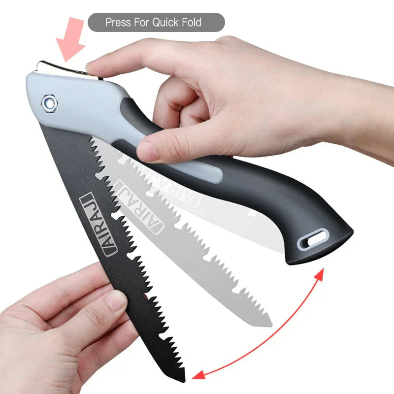 Scie pliable Scie à métaux pliante multifonction pour le travail du bois