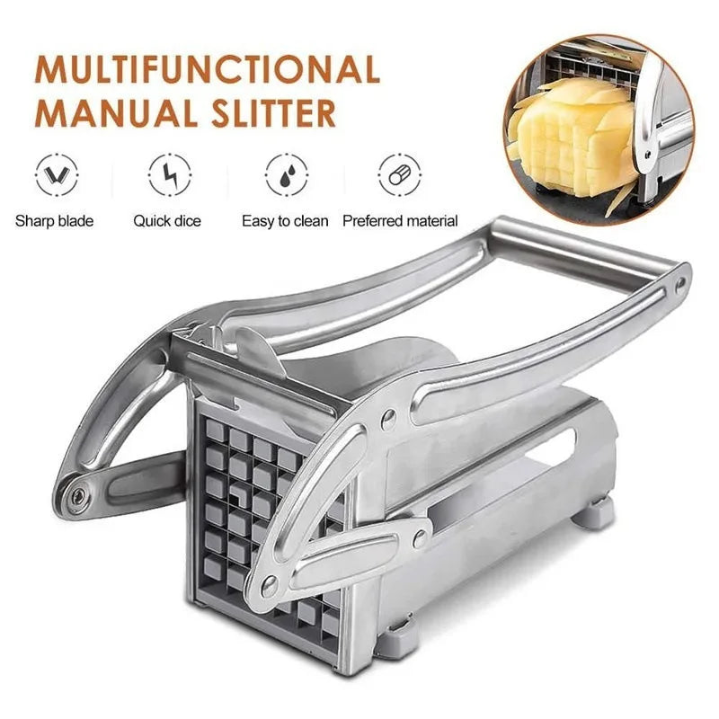 Les ustensiles de cuisine sont de bons outils, trancheuse à pommes de terre, coupe-frites manuel