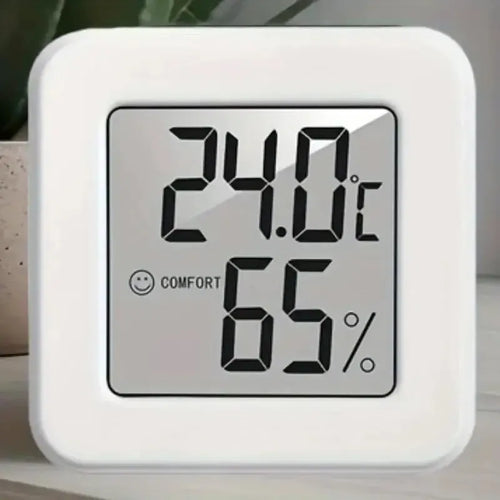 Mini-thermomètre et hygromètre d'intérieur portatif à affichage numérique électronique