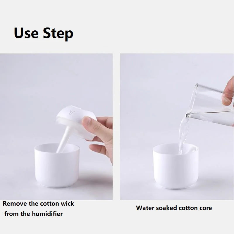 Humidificateur d'air USB Mini diffuseur d'huiles essentielles aromatiques pour la maison avec lampe LED couleur