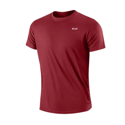 T-shirt de sport d'entraînement pour homme à manches courtes à séchage rapide