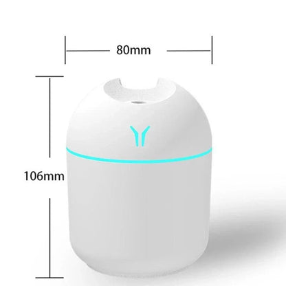 Humidificateur d'air USB Mini diffuseur d'huiles essentielles aromatiques pour la maison avec lampe LED couleur