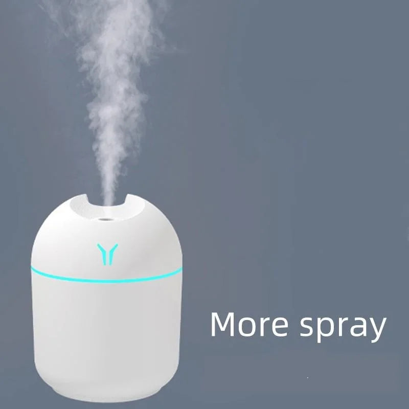 Humidificateur d'air USB Mini diffuseur d'huiles essentielles aromatiques pour la maison avec lampe LED couleur