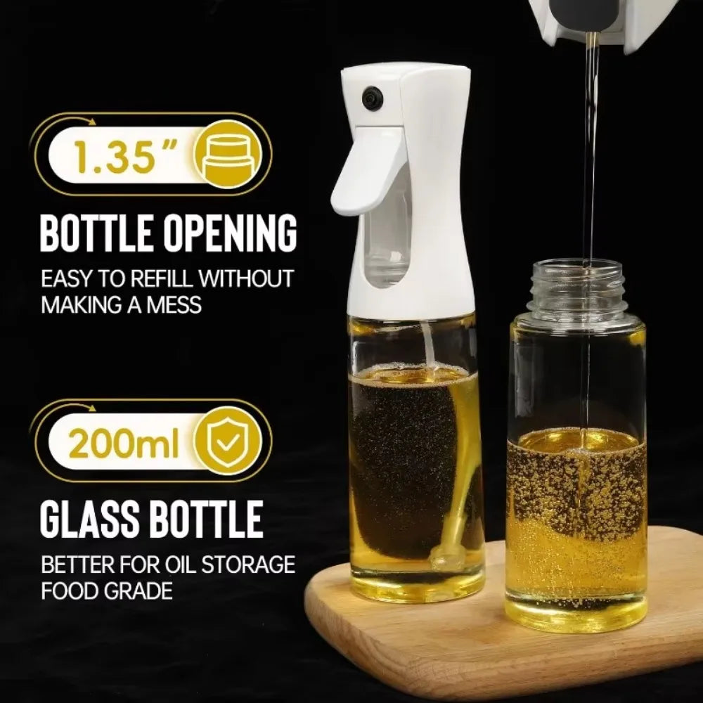 Vaporisateur Bouteille Distributrice d'Huile d'Olive - Réutilisable Alimentaire