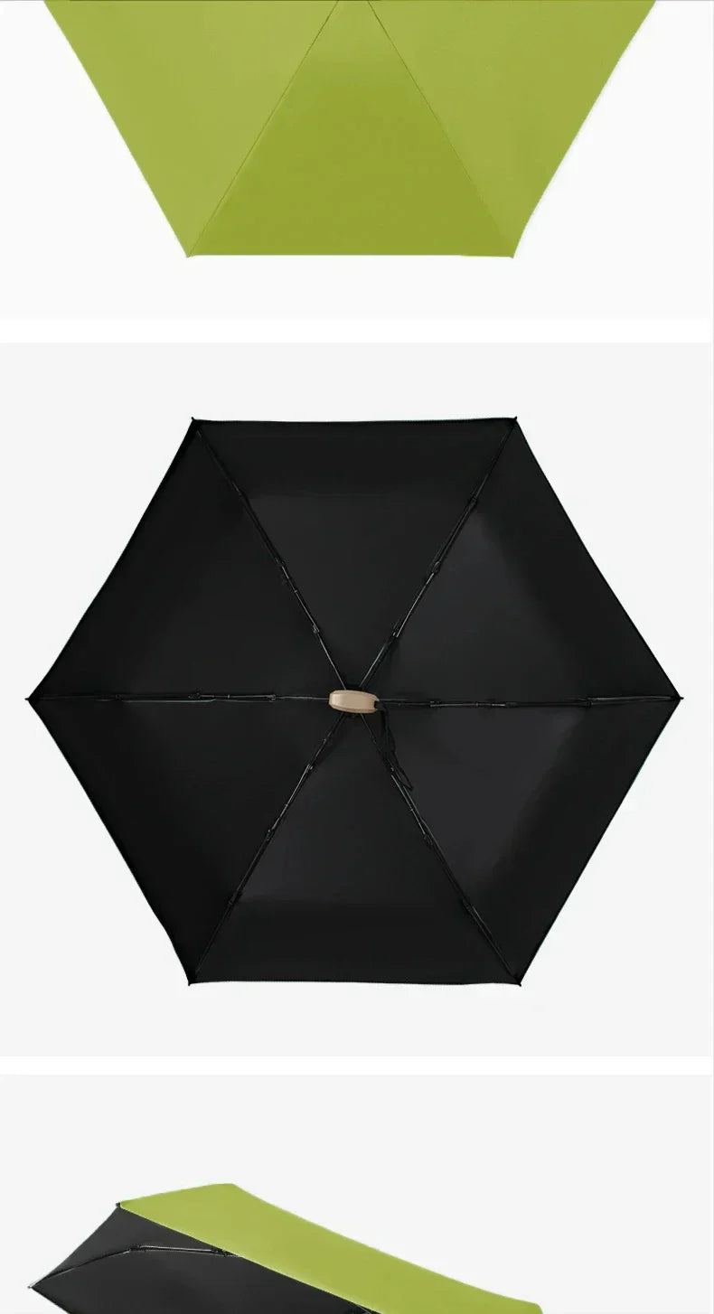 Mini parapluie de poche anti-pluie et anti-soleil