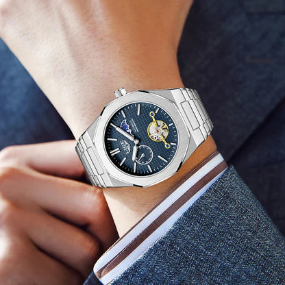 Montres Mécaniques Hommes Mode Luxe Automatique Montre Homme Étanche Lumineuse