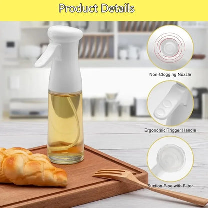 Vaporisateur Bouteille Distributrice d'Huile d'Olive - Réutilisable Alimentaire