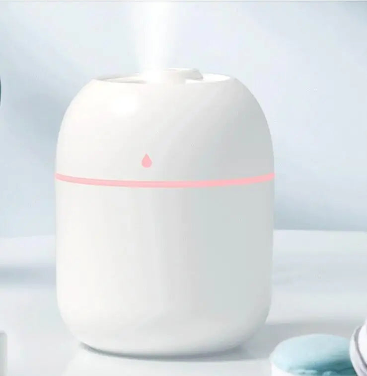 Humidificateur d'air USB Mini diffuseur d'huiles essentielles aromatiques pour la maison avec lampe LED couleur