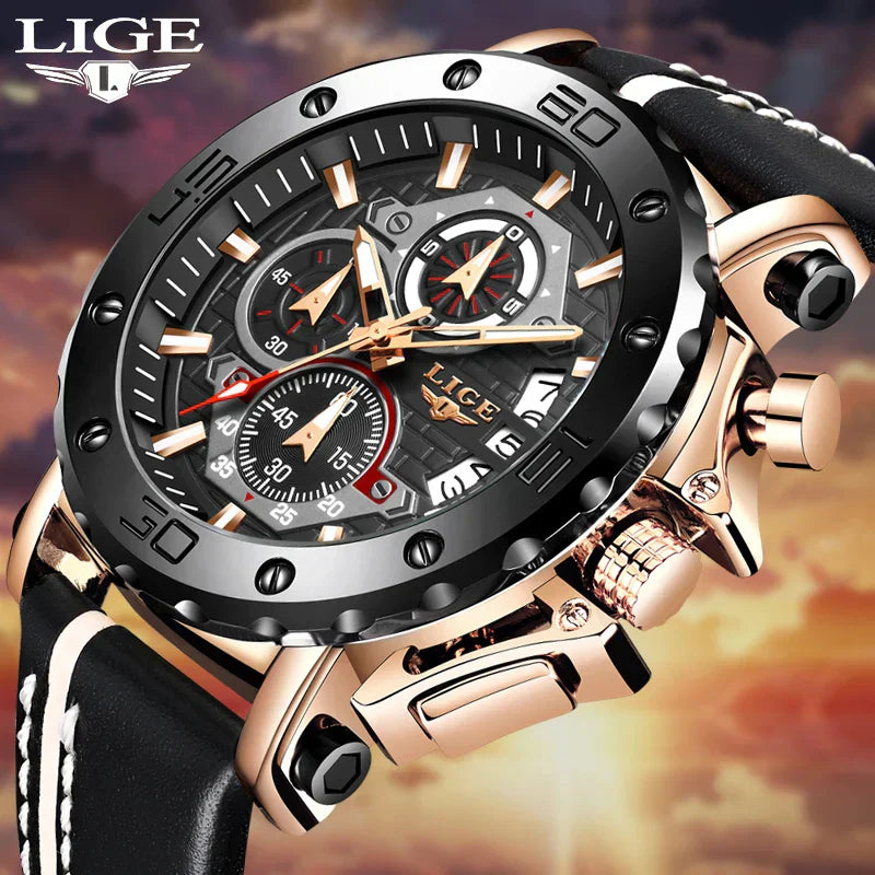 Montres Homme Grande Marque Luxe Quartz Montre Pour Homme Étanche Sport Grand