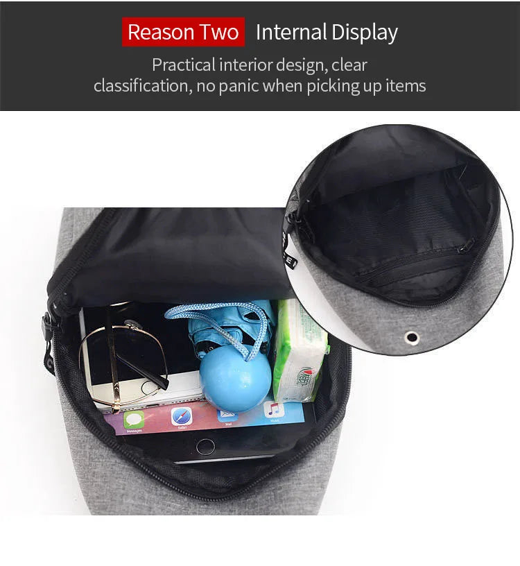 Sac à Dos Imperméable Grande Capacité pour Homme, Sangle Réglable pour Activités de Plein Air,