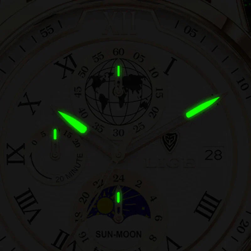 Montre Homme Étanche Chronographe Tendance à Quartz