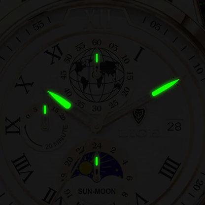 Montre Homme Étanche Chronographe Tendance à Quartz
